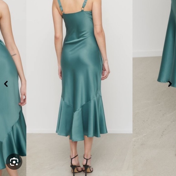 NWT Dynamite Satin Dress - Picture 2 of 5